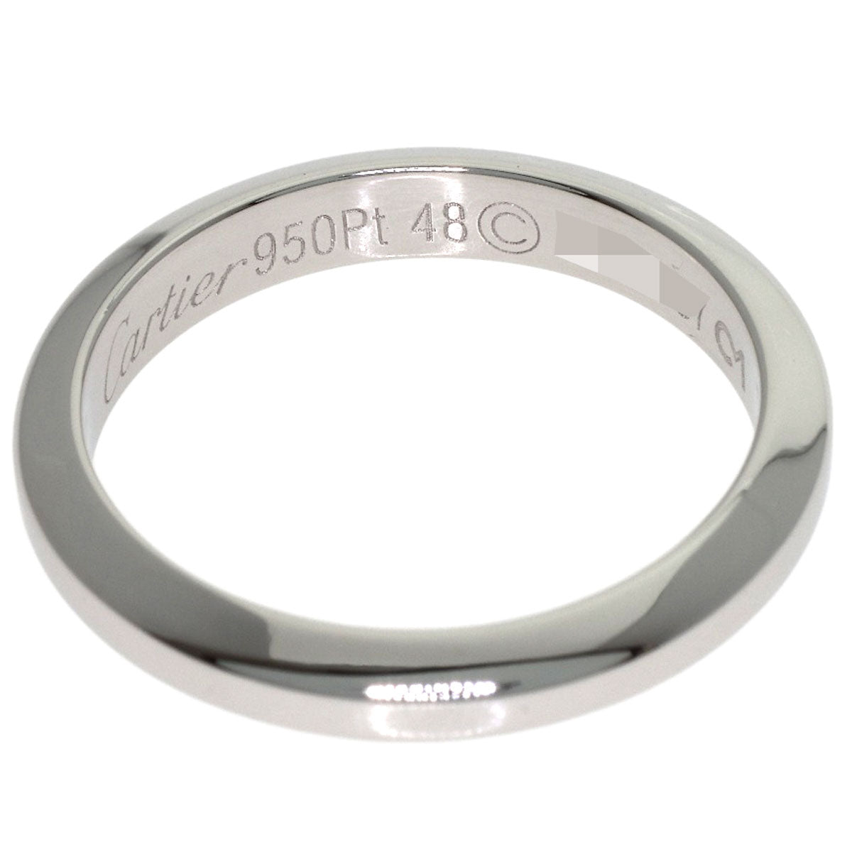 CARTIER Wedding #48 Ring Platinum PT950 Ladies [Used]