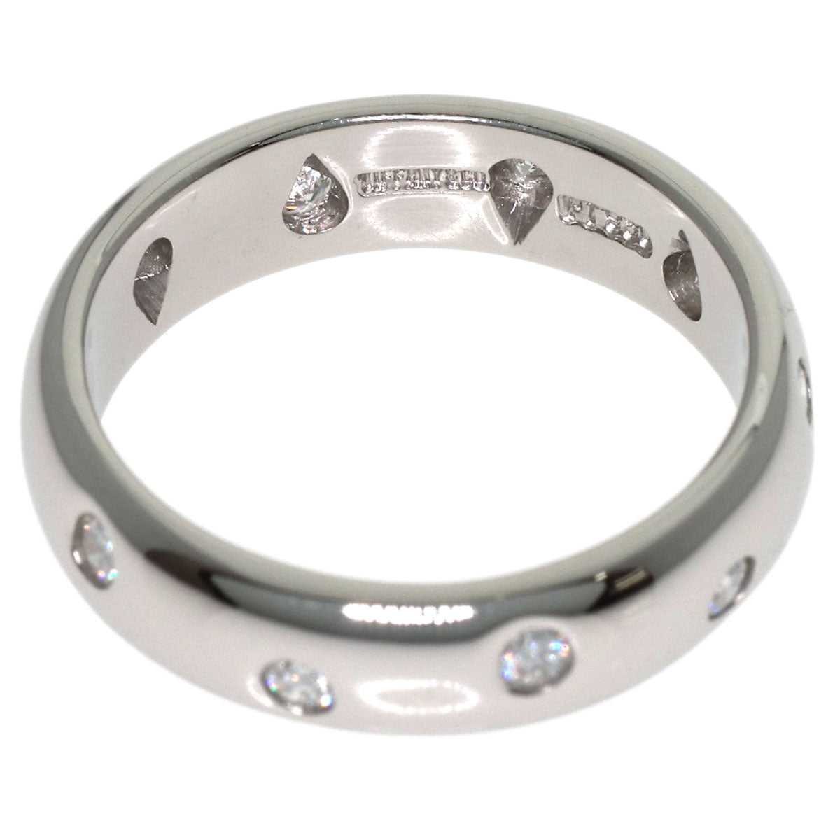 TIFFANY&Co. Dots Diamond Ring Platinum PT950 Ladies [Used]