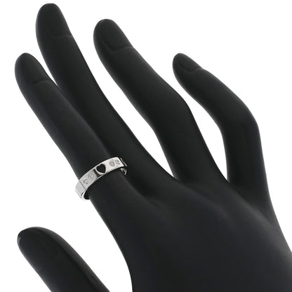 GUCCI Amor Heart 10P Diamond #8 Ring K18 White Gold Ladies [Used]