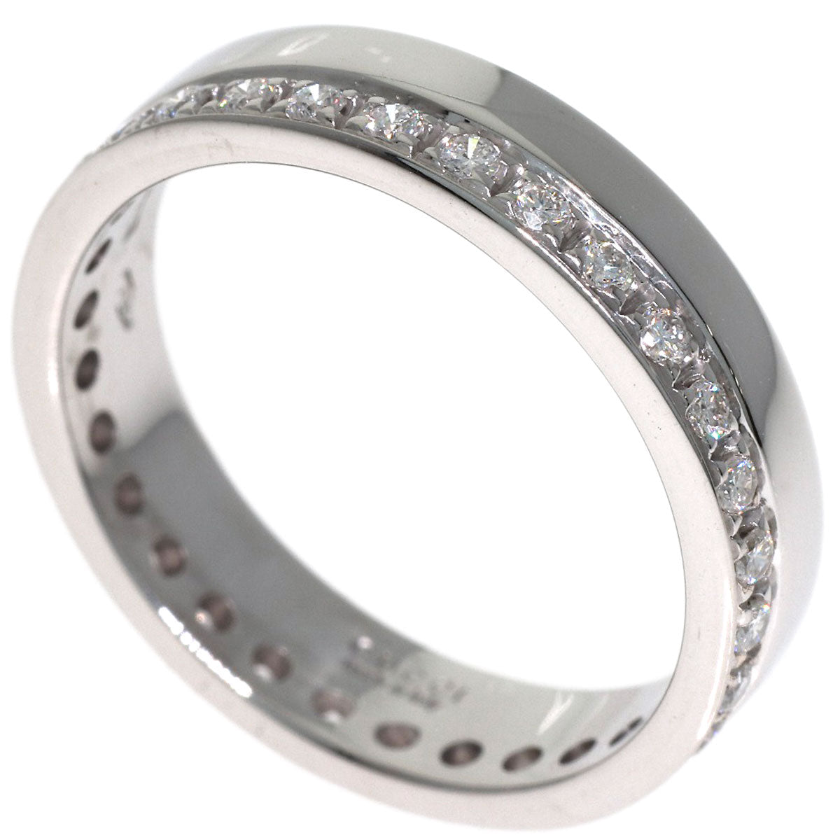 GUCCI Full eternity Diamond Ring K18 White Gold Ladies [Used]