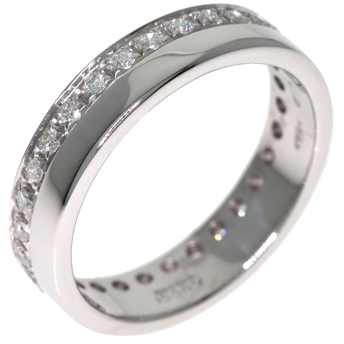 GUCCI Full eternity Diamond Ring K18 White Gold Ladies [Used]