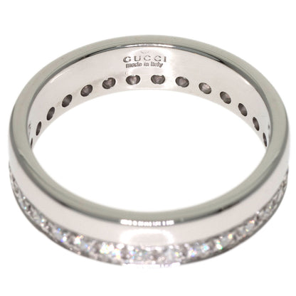 GUCCI Full eternity Diamond Ring K18 White Gold Ladies [Used]