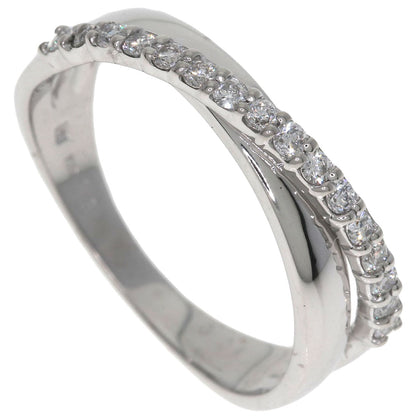 Ponte Vecchio Diamond Ring K18 White Gold Ladies [Used]