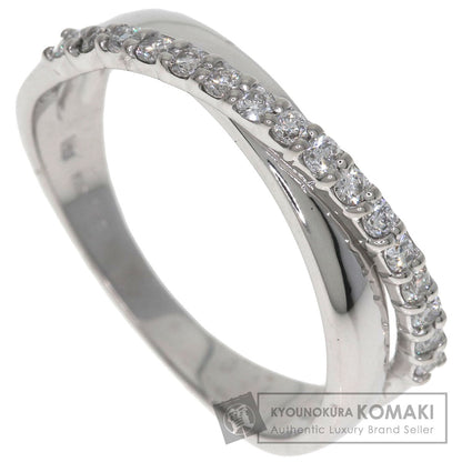 Ponte Vecchio Diamond Ring K18 White Gold Ladies [Used]
