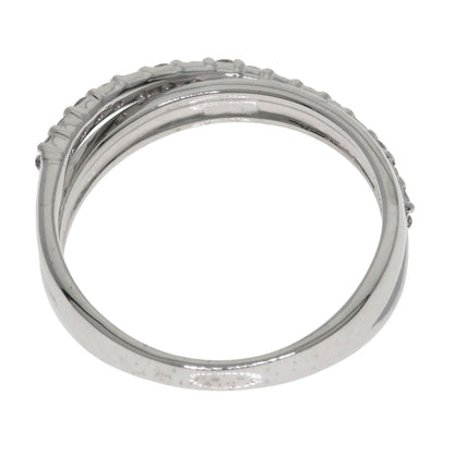 Ponte Vecchio Diamond Ring K18 White Gold Ladies [Used]