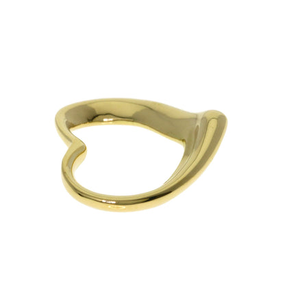 TIFFANY&Co. Open heart Pendant top K18 Yellow Gold Ladies [Used]