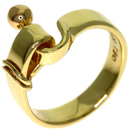 TIFFANY&Co. Hook & Eye Ring K18 Yellow Gold Ladies [Used]