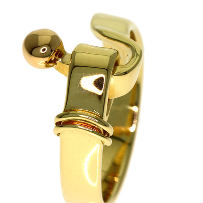 TIFFANY&Co. Hook & Eye Ring K18 Yellow Gold Ladies [Used]