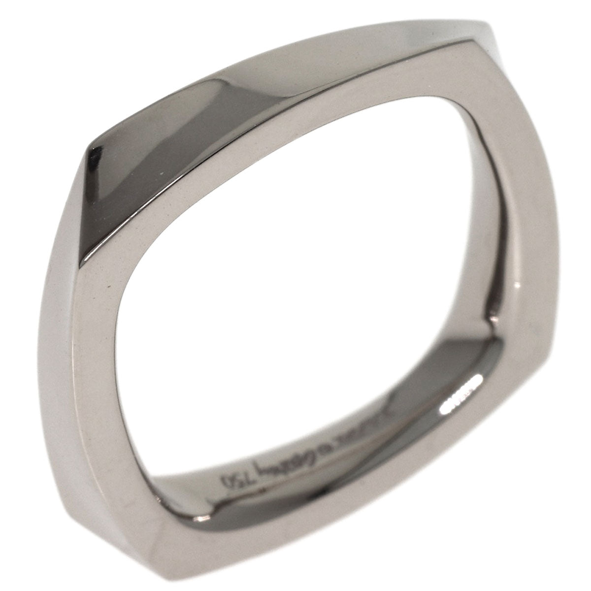 TIFFANY&Co. Frank Gehry Torque Narrow Ring K18 White Gold Ladies [Used]