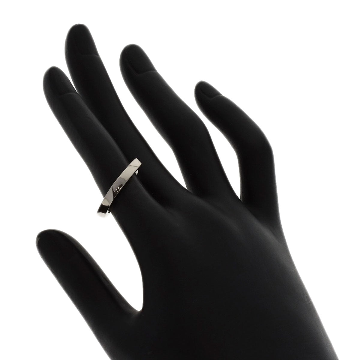 TIFFANY&Co. Frank Gehry Torque Narrow Ring K18 White Gold Ladies [Used]