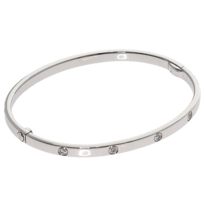 CARTIER LOVE Bracelets SM Full Diamond #16 No Driver Bracelet K18 White Gold Ladies [Used]