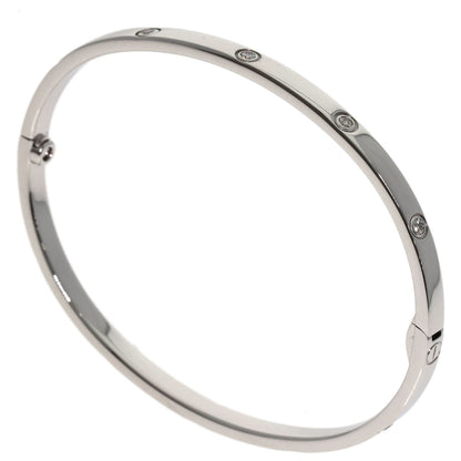 CARTIER LOVE Bracelets SM Full Diamond #16 No Driver Bracelet K18 White Gold Ladies [Used]
