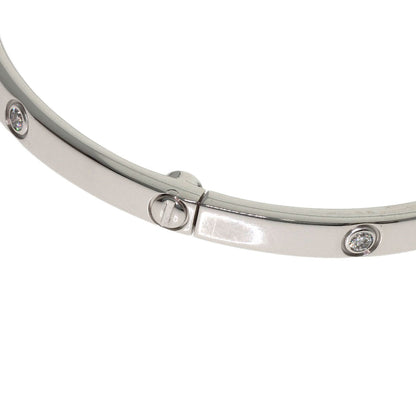 CARTIER LOVE Bracelets SM Full Diamond #16 No Driver Bracelet K18 White Gold Ladies [Used]