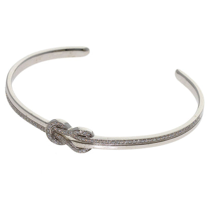 FRED Chance Infinie Diamond Bangle #15 Bracelet K18 White Gold Ladies [Used]