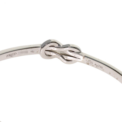 FRED Chance Infinie Diamond Bangle #15 Bracelet K18 White Gold Ladies [Used]