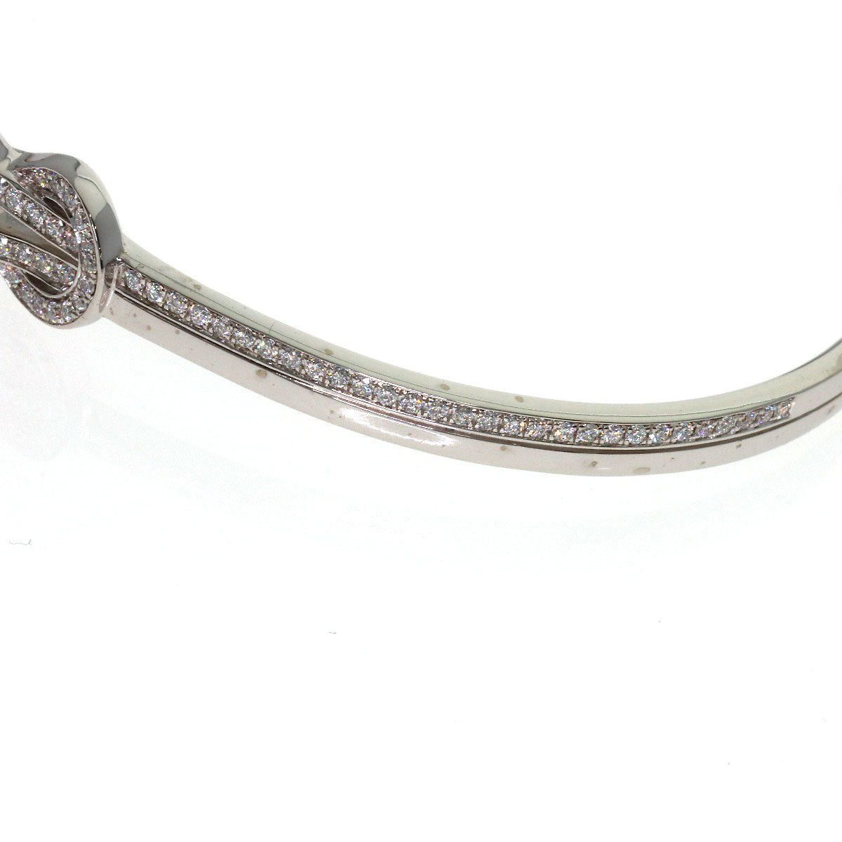 FRED Chance Infinie Diamond Bangle #15 Bracelet K18 White Gold Ladies [Used]