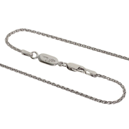 Damiani Cross diamond Necklace K18 White Gold Ladies [Used]