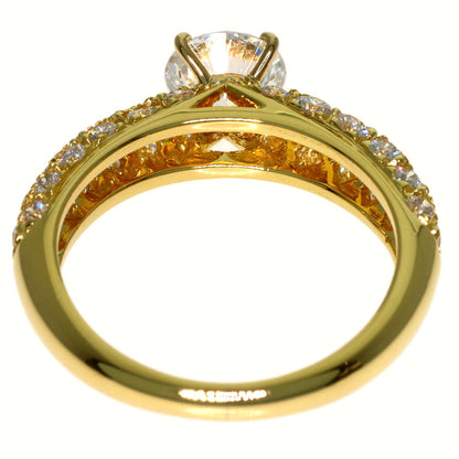 Van Cleef & Arpels Diamond Pavé Ring K18 Yellow Gold Ladies [Used]