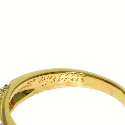 Van Cleef & Arpels Diamond Pavé Ring K18 Yellow Gold Ladies [Used]