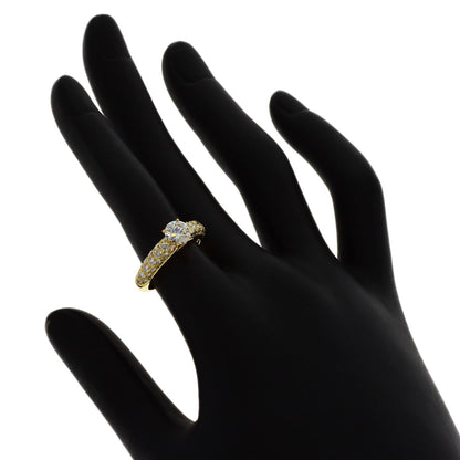 Van Cleef & Arpels Diamond Pavé Ring K18 Yellow Gold Ladies [Used]