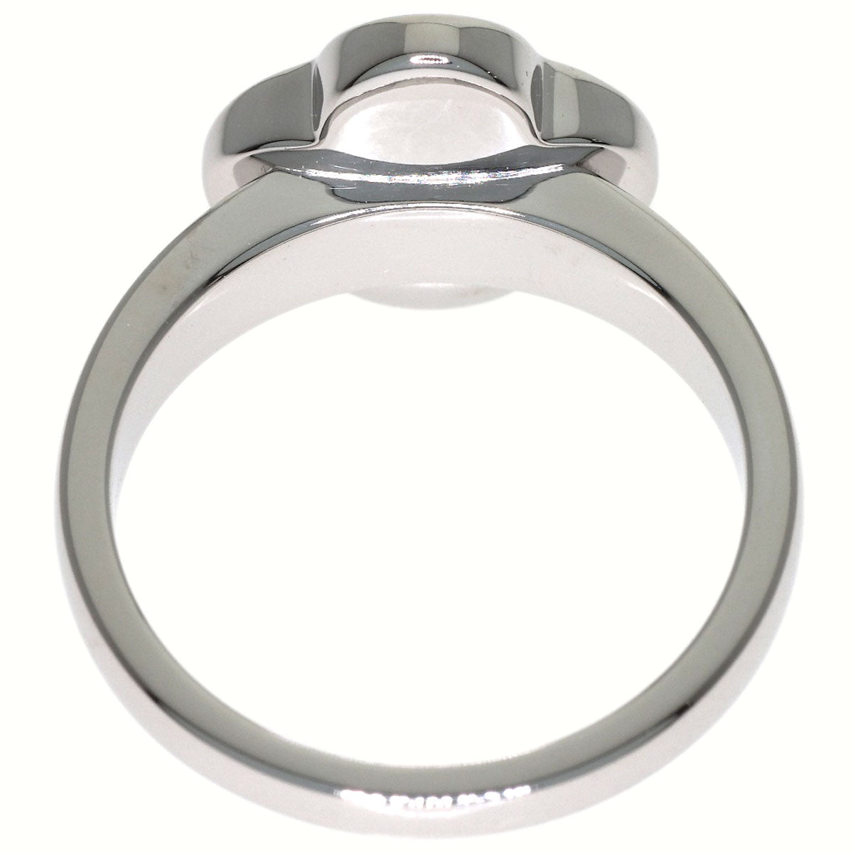 Van Cleef & Arpels Pure Alhambra Small Model Diamond Ring K18 White Gold Ladies [Used]