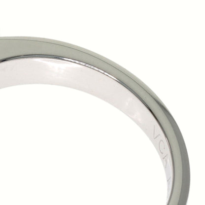 Van Cleef & Arpels Pure Alhambra Small Model Diamond Ring K18 White Gold Ladies [Used]