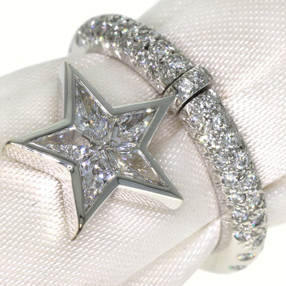 CHANEL Comet Diamond Ring K18 White Gold Ladies [Used]