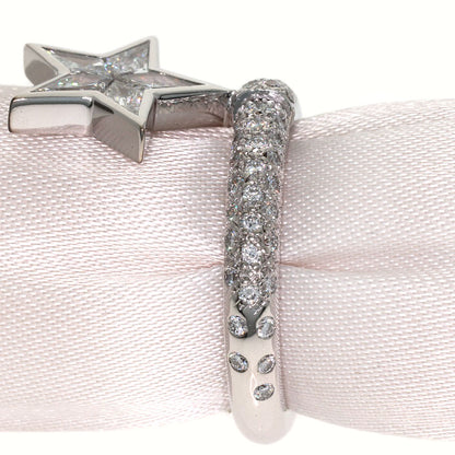 CHANEL Comet Diamond Ring K18 White Gold Ladies [Used]