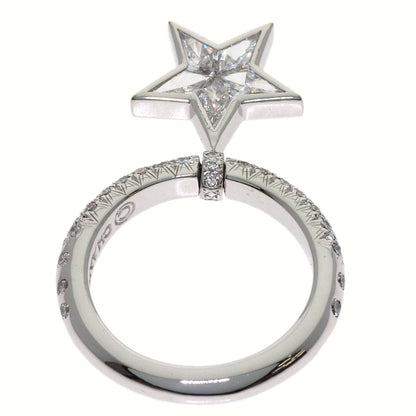 CHANEL Comet Diamond Ring K18 White Gold Ladies [Used]