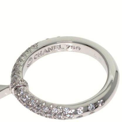 CHANEL Comet Diamond Ring K18 White Gold Ladies [Used]