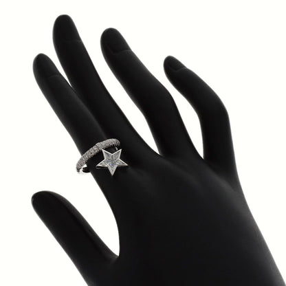 CHANEL Comet Diamond Ring K18 White Gold Ladies [Used]