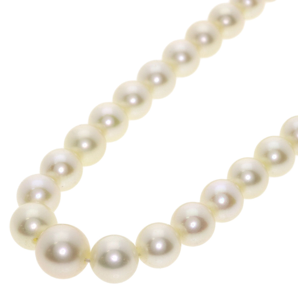 MIKIMOTO Pearl Pearl Necklace K14 Yellow Gold Ladies [Used]