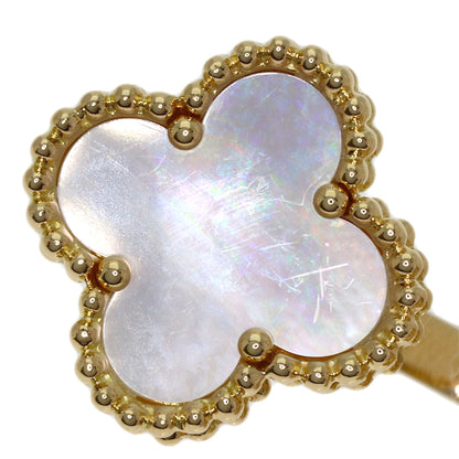 Van Cleef & Arpels Lucky Alhambra Entre les Doigts #50 Ring K18 Yellow Gold Ladies [Used]