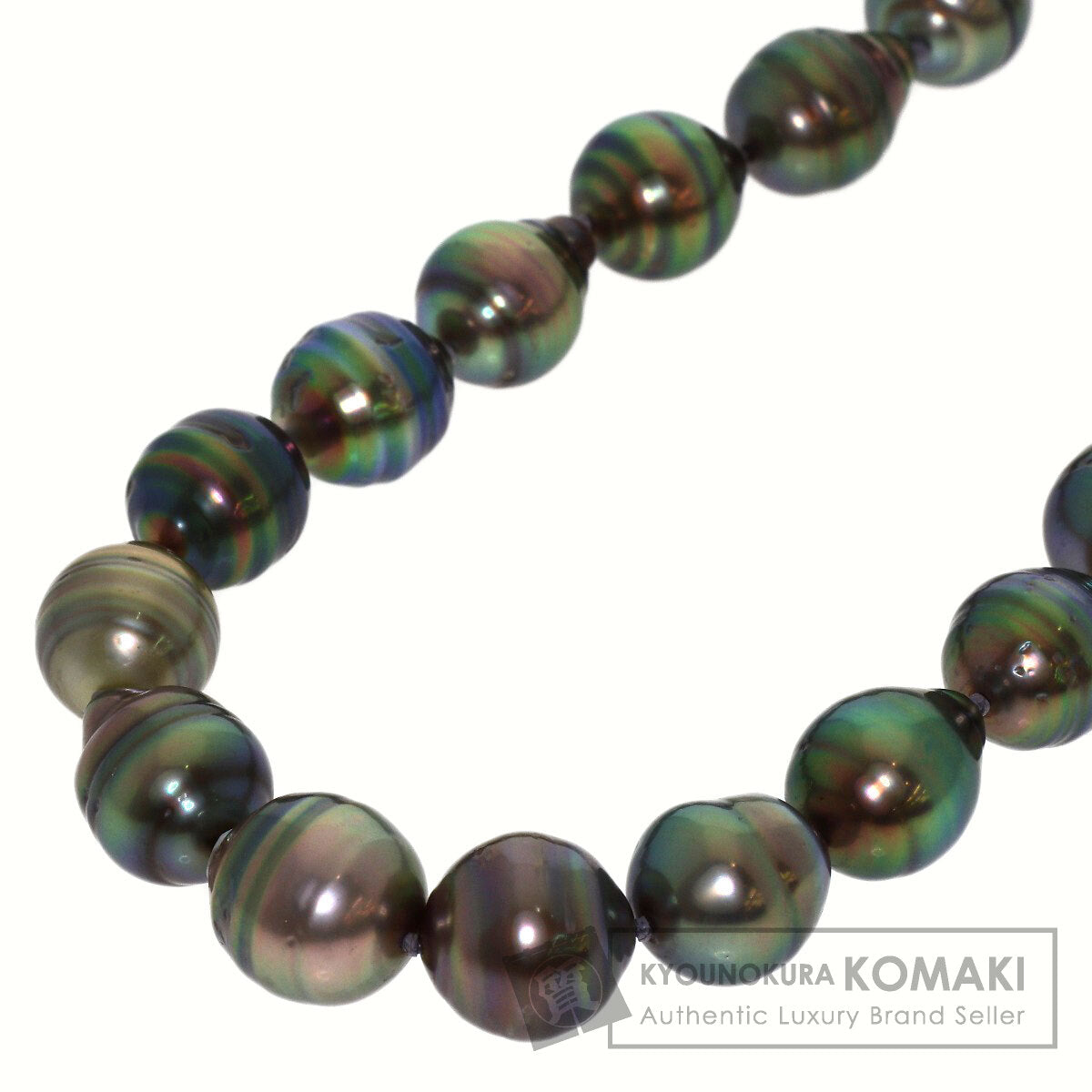 TASAKI Baroque Black Pearl Necklace Silver Ladies [Used]