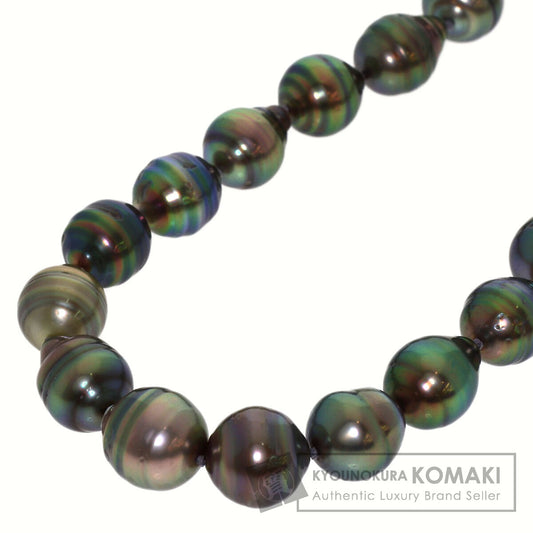 TASAKI Baroque Black Pearl Necklace Silver Ladies [Used]
