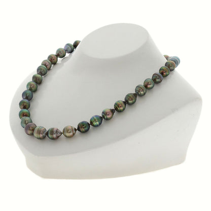 TASAKI Baroque Black Pearl Necklace Silver Ladies [Used]