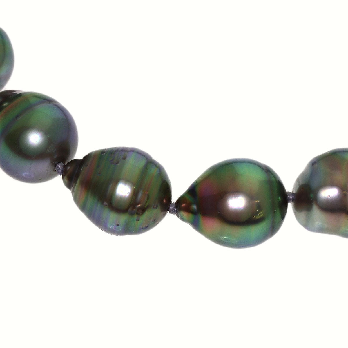 TASAKI Baroque Black Pearl Necklace Silver Ladies [Used]