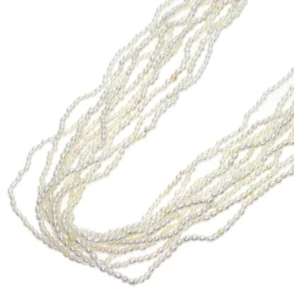 TASAKI Keshi Pearl 10 strands 19.7" Necklace Silver Ladies [Used]