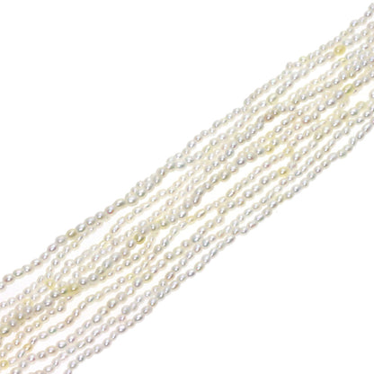 TASAKI Keshi Pearl 10 strands 19.7" Necklace Silver Ladies [Used]