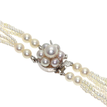 TASAKI Keshi Pearl 10 strands 19.7" Necklace Silver Ladies [Used]