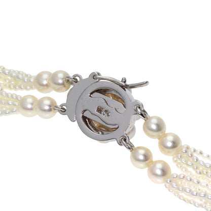 TASAKI Keshi Pearl 10 strands 19.7" Necklace Silver Ladies [Used]