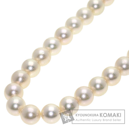 MIKIMOTO Pearl Pearl Necklace K18 White Gold Ladies [Used]