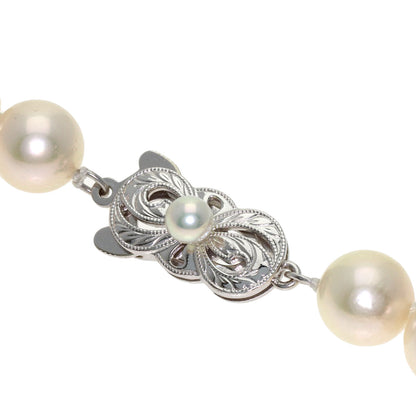 MIKIMOTO Pearl Pearl Necklace K18 White Gold Ladies [Used]