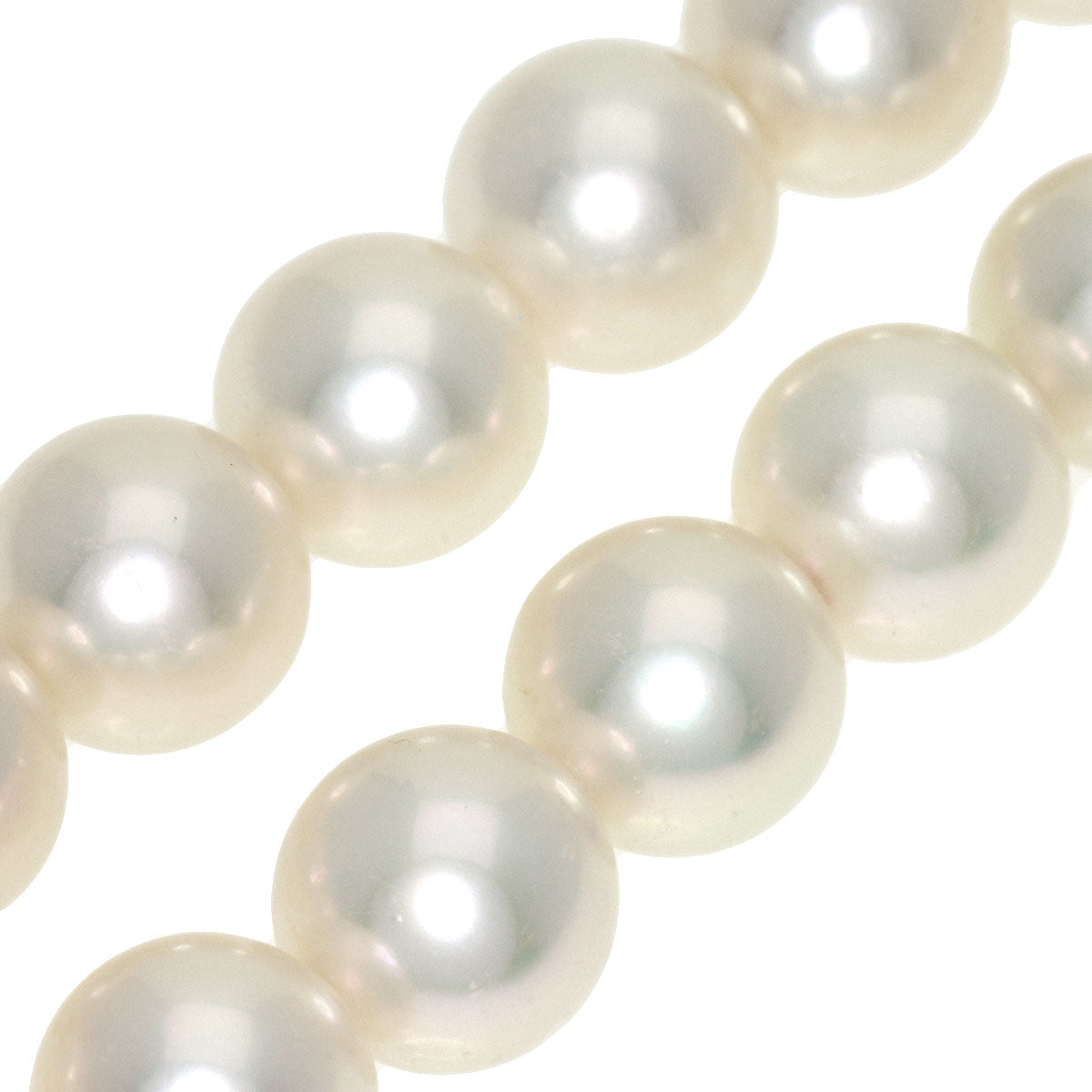 MIKIMOTO Pearl Pearl Necklace K18 White Gold Ladies [Used]