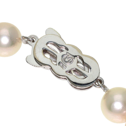 MIKIMOTO Pearl Pearl Necklace K18 White Gold Ladies [Used]