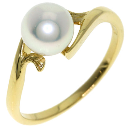 MIKIMOTO Pearl Pearl Ring K18 Yellow Gold Ladies [Used]