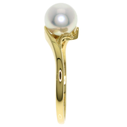 MIKIMOTO Pearl Pearl Ring K18 Yellow Gold Ladies [Used]