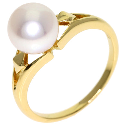 MIKIMOTO Pearl Pearl Ring K18 Yellow Gold Ladies [Used]