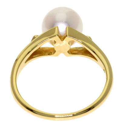 MIKIMOTO Pearl Pearl Ring K18 Yellow Gold Ladies [Used]