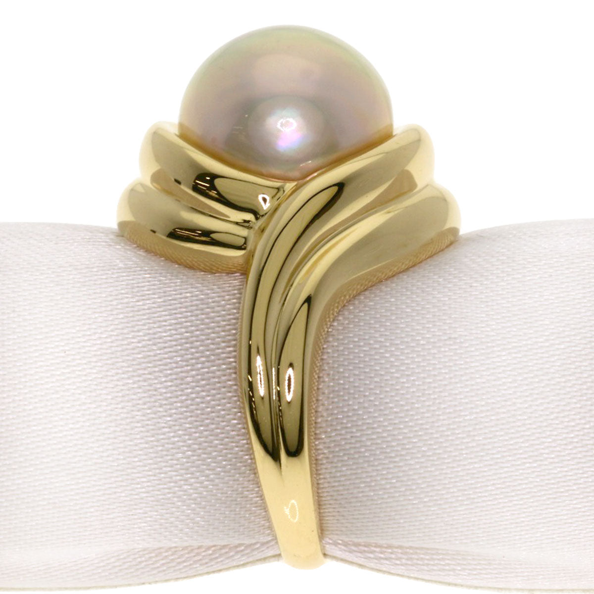 TASAKI Pearl Pearl Ring K18 Yellow Gold Ladies [Used]
